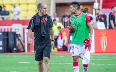 El jugador samario continúa entrenando con normalidad con el Mónaco mientras se define si sigue con el club francés o no. Tomada de Twitter