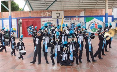 En julio pasado la banda marcial del Colegio Nuestra Señora de Belén obtuvo el segundo lugar en el Festival Internacional de Bandas organizado en el marco de las Ferias de Cúcuta. Alfredo Estévez