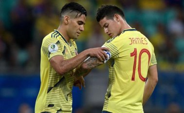 Radamel Falcao García y James Rodríguez estarían por definir su futuro en el fútbol europeo. Archivo