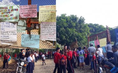 La rectora no ha acudido a la cita de descargos por parte de la Secretaría de Educación. Tomada de Facebook Irradiarte Sardinata