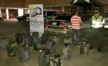 La acción se produjo con apoyo de la Policía Metropolitana de Cúcuta y la Seccional de Aduanas, en zona rural de la capital de Norte de Santander. Policía