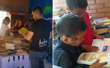 La primera fase de la biblioteca fue entregada la semana pasada. La Corporación tiene previsto seguir adecuando este espacio comunitario. Cortesía