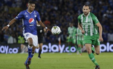 El domingo desde las 8:00 de la noche, se enfrentan en el estadio Atanasio Girardot de Medellín el verde paisa contra los embajadores capitalinos. Colprensa