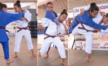 Las judocas Nayerly Pajoy (blanco) y Maryury Ureña, son las abanderas de este deporte en Norte de Santander.
 Alfredo Estévez