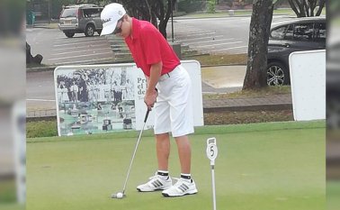 Andrés Rosal golfista de la Corporación recreativa Tennis Golf Club quedó subcampeón del torneo nacional infantil y juvenil. Cortesía