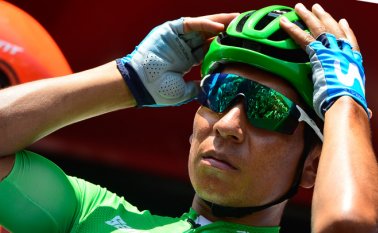 Nairo es líder en estos momentos de la Vuelta a España-2019.
AFP