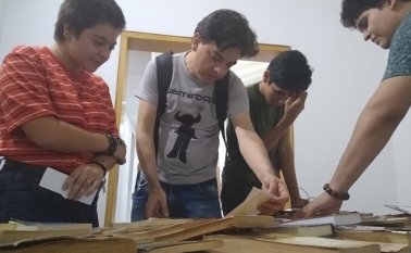 La literatura tuvo su espacio, con el trueque de libros entre los asistentes.
Kevin Beltrán