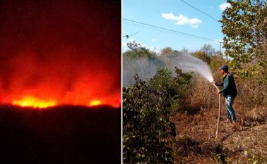 Gestión del Riesgo departamental reportó que 20 incendios se han presentado durante las dos últimas semanas. Cortesía