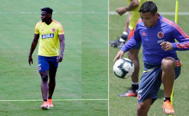 Duván Zapata y Luis Fernando Muriel.
Archivo