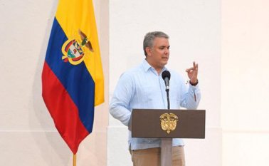 Duque enfatizó que Colombia respeta siempre la territorialidad de otras naciones. Tomada de Twitter @IvanDuque