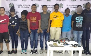 Al parecer, un hombre conocido como el Paisa enviaba órdenes desde Caracas (Venezuela) a esta banda. Policía Nacional