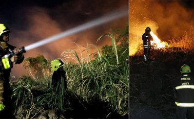 100 incendios ha atendido el Cuerpo de Bomberos de Cúcuta en los últimos tres meses, de los cuales cuatro siguen activos. Cortesía