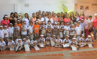 Los pequeños recorrieron las instalaciones y aprendieron sobre la impresión del periódico. Giovanny Rojas