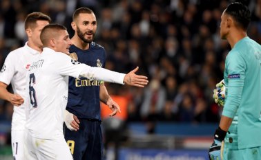 El PSG se creció con el gol y pasó a dominar el partido y Keylor se convirtió en un espectador más, tan sólo inquietado por un lanzamiento de falta de Bale, que se marchó alto (32). AFP