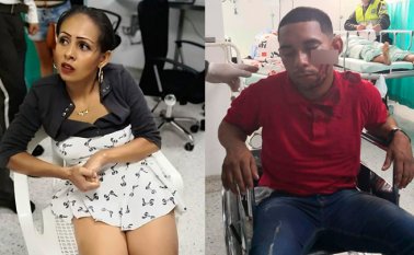 Rafael José Navarro, oriundo de Magangué (Bolívar) y Clara Inés Becerra Arévalo, quien tenía casa por cárcel, fueron detenidos por hurto y porte ilegal de armas. La Opinión