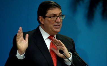 Canciller cubano Bruno Rodríguez. AFP