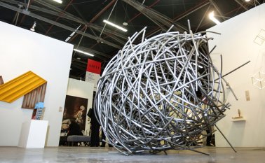 En Corferias (Bogotá) se dio apertura a la edición 2019 de Artbo, considerada una de las
principales ferias de América Latina. Colprensa