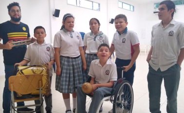 Es de resaltar que el Instituto Técnico Guaimaral cuenta con una política de inclusión, por lo que al plantel acuden personas con limitaciones en los sentidos y autismo. Kevin Beltrán/La Opinión