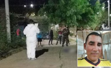 En la calle 18 con avenida 22, del barrio Simón Bolívar, fue asesinado la noche del 24 de agosto, Luis Antonio Vergel Bayona, de 49 años, quien trabajaba en la construcción de la doble calzada Pamplona-Cúcuta. Archivo y Cortesía