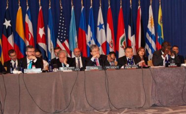 Reunión de cancilleres alrededor del Tratado Interamericano de Asistencia Recíproca (TIAR) que se adelanta en New York, Estados Unidos. Colprensa