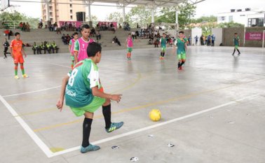 Los participantes de la región buscan clasificar a la final de los deportes de conjunto en los Juegos Supérate que disputan la fase regional en Cúcuta.
Cortesía Supérate