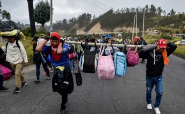 La Agencia de la ONU para los Refugiados (ACNUR) estima que unos cuatro millones de venezolanos han emigrado desde finales de 2015 tras la crisis política y económica que azota al país. Archivo