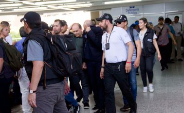 Intenso movimiento se registró en el Palacio de Justicia de Cúcuta por los procedimientos para legalizar los allanamientos y la captura de 16 personas detenidas en una operación especial. Alfredo Estévez