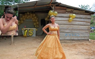 En medio de la celebración, Dariluz Pino no pudo contener las lágrimas al recordar a su primo que sufrió un accidente de tránsito. Mario Caicedo