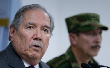 Ministro de Defensa, Guillermo Botero.  Colprensa