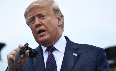 Las últimas arremetidas del presidente Trump contra sus adversarios demócratas no han sido compartidas por los republicanos. AFP