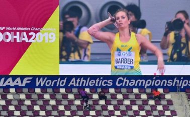 Esta es la imagen que invade las redes sociales sobre la asistencia en el Doha 2019. Los espectadores no hicieron mayor presencia en el Estadio Khalifa. @TeleticaTD7