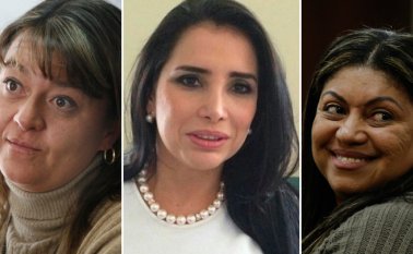 Liliana Pardo, Aída Merlano y Oneida Pinto. Colprensa