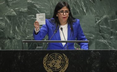 Delcy Rodríguez. AFP