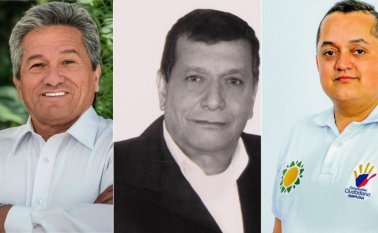 Humberto Pisciotti, José Luis González Ramírez y José Luis González Arango. La Opinión