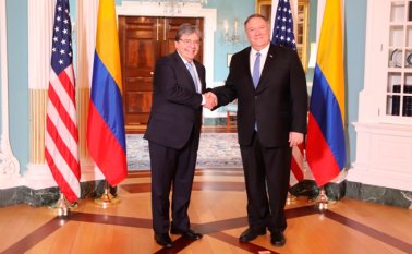 El canciller Carlos Holmes Trujillo tendrá un encuentro con el secretario de Estado de Estados Unidos, Mike Pompeo. Colprensa