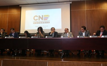 El Consejo Nacional Electoral, CNE, está en proceso de evaluación y rectificación de posibles actos ilegítimos durante el periodo de campañas electorales para el próximo 27 de octubre. Archivo Colprensa