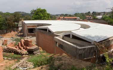 La nueva sede del hospital mental tendrá un museo, oratorio, gimnasio, salón múltiple, cancha de fútbol, todo para una mejor atención a los internos. Alfredo Estévez/La Opinión