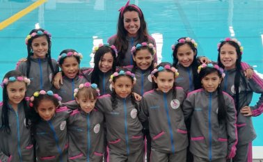Este fue el grupo de deportistas que viajó al Festival Nacional de natación artística que se disputó en Popayán.
 Cortesía