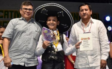 Johan Fernando Acevedo ganó en la categoría infantil.
Cortesía