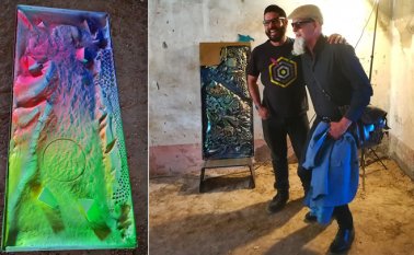 Rojas es maestro en artes plásticas de la Universidad Nacional. Cortesía