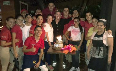 Alejandra Pabón, Paola Camargo, Michel Fernández, Javier Contreras, Jeison Guerrero, José Arévalo, Nydia Romero, Lucero Pérez, Jesús Ramírez, Harold Ureña, Junior Bermúdez, Camila Tarazona, Lucho Rojas, Nathaly Becerra, Alexis García y Doris Luna. Cortesía