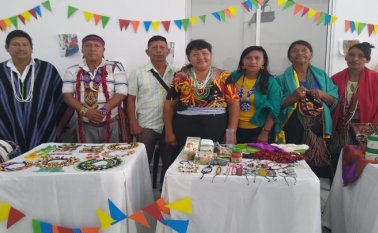 Representantes de los inga se reunieron para mostrarle a comunidad universitaria y a la ciudadanía en general la importancia de cada elemento que a simple vista es una pieza atractiva por sus colores, pero esconde una tradición y un patrimonio que ha pasado por generaciones. Kevin Beltrán/La Opinión