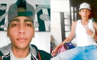 Izquierda: Brayan Suárez, presunto agresor. Derecha: La familia de Pablo Antonio hizo un llamado a las autoridades, para que les ayuden para llevar a su ser querido hasta La Guaira. Cortesía