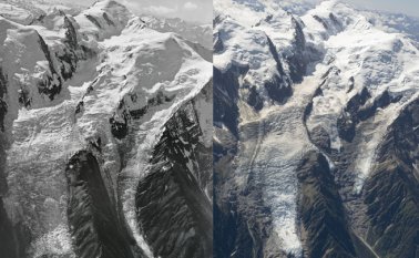 El último informe del grupo de expertos de las Naciones Unidas sobre clima (IPCC) con respecto a los océanos y las zonas heladas, publicado en septiembre, anuncia un futuro sombrío para los glaciares del planeta. AFP