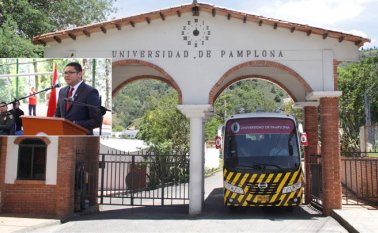La Unipamplona fue una de las protagonistas de esta contienda electoral por señalamientos que relacionaban a su rector, Ivaldo Torres, con actividades de corte proselitista. Sin embargo, el directivo negó las acusaciones y defendió su administración. Archivo