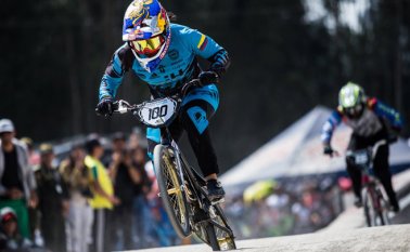 La deportista colombiana Mariana Pajón estará en Cúcuta con motivo de la IV Clásica de Ciclomontañismo por la Reconciliación que tendrá lugar el 2 y 3 de noviembre. Archivo