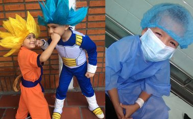 Los niños se visten de sus personajes favoritos y algunas profesiones médicas en esta fecha. Johan Rivera (enfermero)