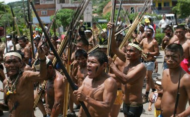 Indígenas del Catatumbo Luis Robayo / AFP