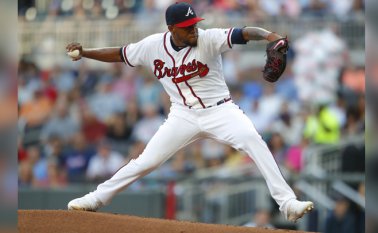 Julio Teherán, el pitcher colombiano recibió una nueva oportunidad con los Bravos de Atlanta esta temporada y taambién tuvo una destacada actuación. Archivo