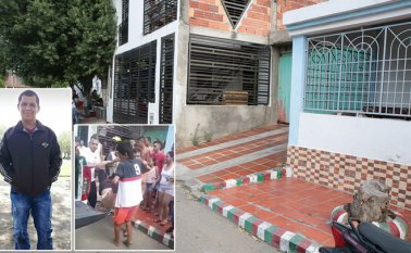 En este sitio fue abordada la víctima. La viuda dijo que Luis Ángel era una persona que no tenía enemigos.
César Obando y Cortesía